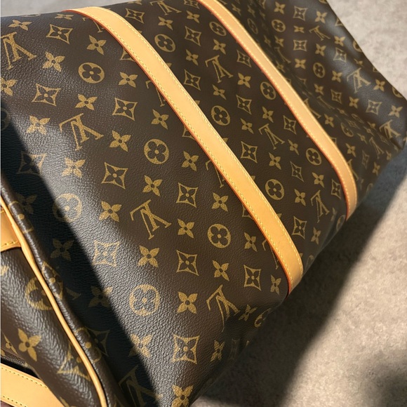LOUIS VUITTON Keepall Bandouliere 55 Monogram Canvas Travel Luggage Bag M41414 - Picture 10 of 14